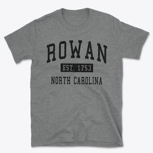 Rowan North Carolina Classic Established Basic T-Shirt
