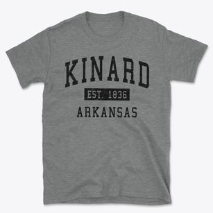Kinard Arkansas Classic Established Basic T-Shirt