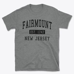 Fairmount New Jersey Classic Established Basic T-Shirt