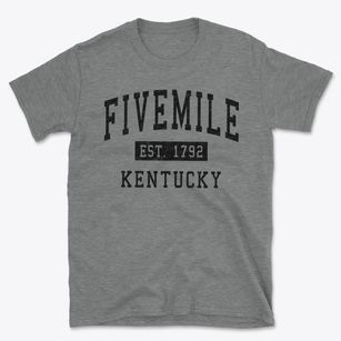 Fivemile Kentucky Classic Established Basic T-Shirt