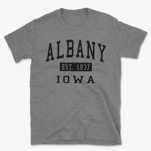 Albany Iowa Classic Established Basic T-Shirt