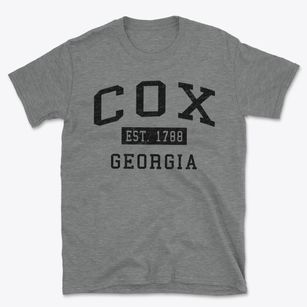 Cox Georgia Classic Established Basic T-Shirt
