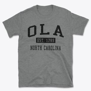 Ola North Carolina Classic Established Basic T-Shirt