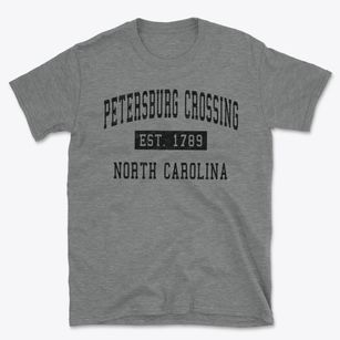 Petersburg Crossing North Carolina Classic Established Basic T-Shirt