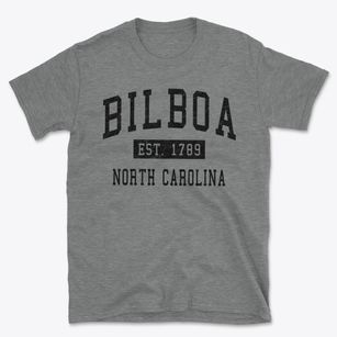 Bilboa North Carolina Classic Established Basic T-Shirt
