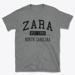 Zara North Carolina Classic Established Basic T-Shirt
