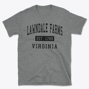 Lawndale Farms Virginia Classic Established Basic T-Shirt