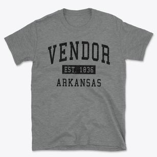 Vendor Arkansas Classic Established Basic T-Shirt