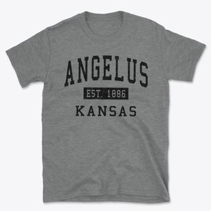 Angelus Kansas Classic Established Basic T-Shirt