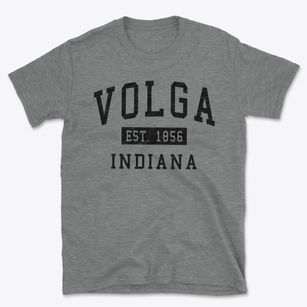 Volga Indiana Classic Established Basic T-Shirt