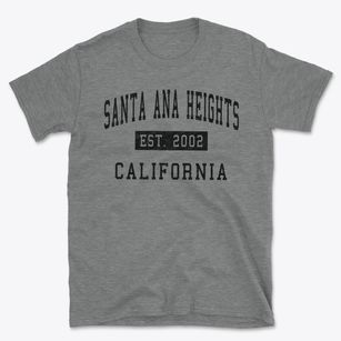 Santa Ana Heights California Classic Established Basic T-Shirt