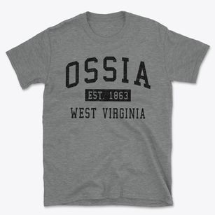 Ossia West Virginia Classic Established Basic T-Shirt