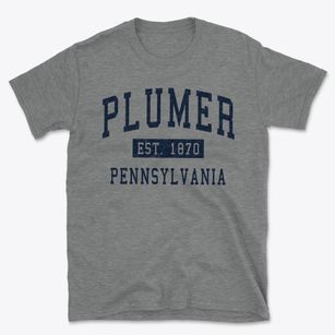 Plumer Pennsylvania Classic Established Basic T-Shirt
