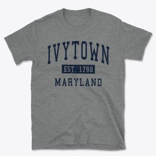 Ivytown Maryland Classic Established Basic T-Shirt