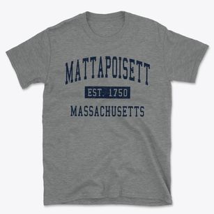 Mattapoisett Massachusetts Classic Established Basic T-Shirt