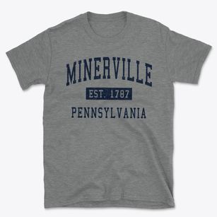 Minerville Pennsylvania Classic Established Basic T-Shirt