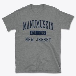 Manumuskin New Jersey Classic Established Basic T-Shirt