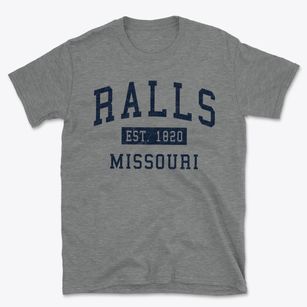 Ralls Missouri Classic Established Basic T-Shirt