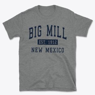 Big Mill New Mexico Classic Established Basic T-Shirt