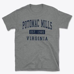 Potomac Mills Virginia Classic Established Basic T-Shirt