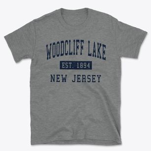 Woodcliff Lake New Jersey Classic Established Basic T-Shirt