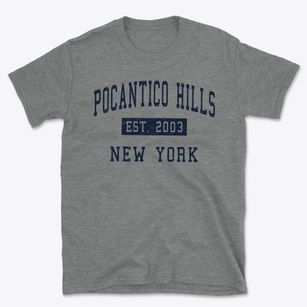 Pocantico Hills New York Classic Established Basic T-Shirt