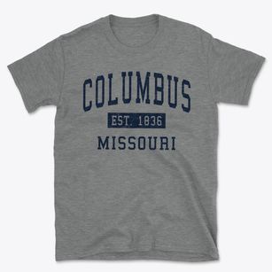 Columbus Missouri Classic Established Basic T-Shirt