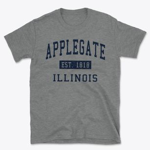 Applegate Illinois Classic Established Basic T-Shirt
