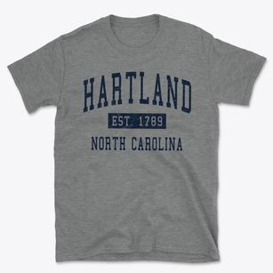 Hartland North Carolina Classic Established Basic T-Shirt