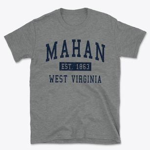 Mahan West Virginia Classic Established Basic T-Shirt