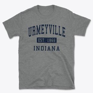 Urmeyville Indiana Classic Established Basic T-Shirt