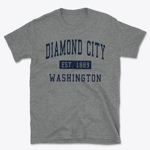 Diamond City Washington Classic Established Basic T-Shirt