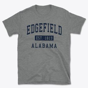 Edgefield Alabama Classic Established Basic T-Shirt