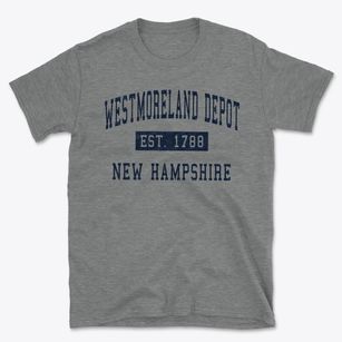 Westmoreland Depot New Hampshire Classic Established Basic T-Shirt