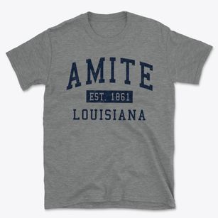Amite Louisiana Classic Established Basic T-Shirt