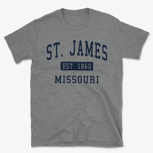 St. James Missouri Classic Established Basic T-Shirt