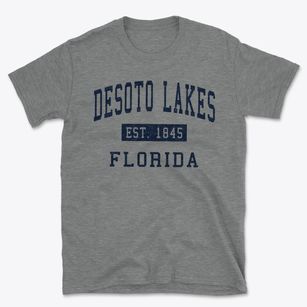 Desoto Lakes Florida Classic Established Basic T-Shirt