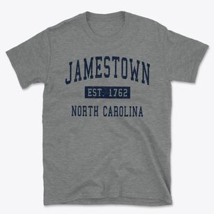 Jamestown North Carolina Classic Established Basic T-Shirt
