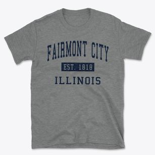 Fairmont City Illinois Classic Established Basic T-Shirt