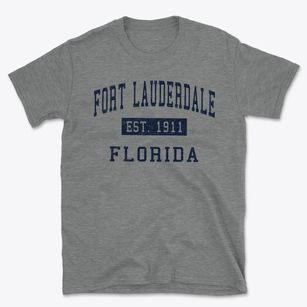 Fort Lauderdale Florida Classic Established Basic T-Shirt