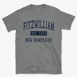 Fitzwilliam New Hampshire Classic Established Basic T-Shirt