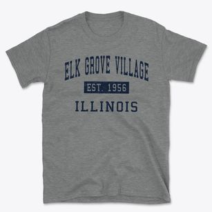 Elk Grove Village Illinois Classic Established Basic T-Shirt