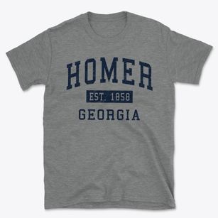 Homer Georgia Classic Established Basic T-Shirt