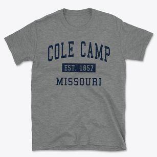 Cole Camp Missouri Classic Established Basic T-Shirt