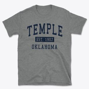 Temple Oklahoma Classic Established Basic T-Shirt