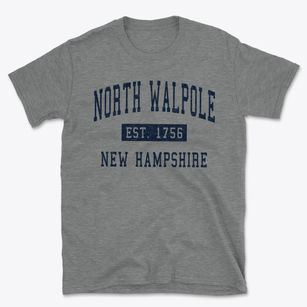 North Walpole New Hampshire Classic Established Basic T-Shirt