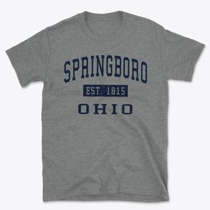 Springboro Ohio Classic Established Basic T-Shirt