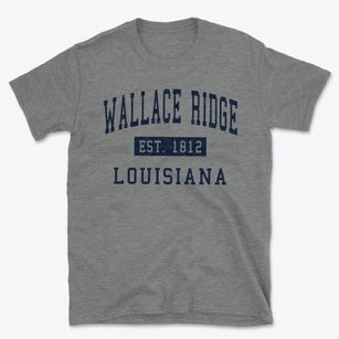 Wallace Ridge Louisiana Classic Established Basic T-Shirt