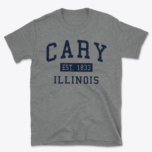 Cary Illinois Classic Established Basic T-Shirt