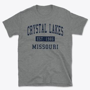 Crystal Lakes Missouri Classic Established Basic T-Shirt